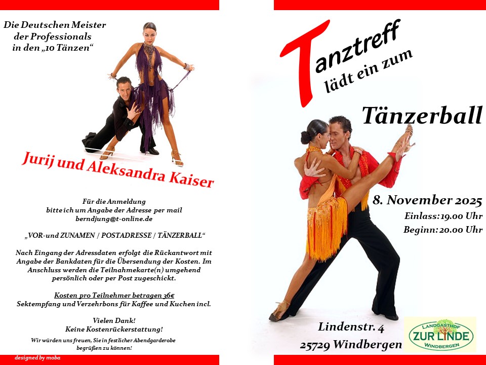 Einladung 2025 Tänzerball 1